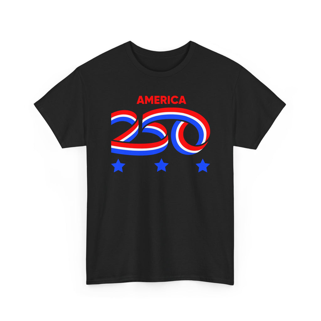 Patriotic Unisex Heavy Cotton Tee - Celebrate America 250!