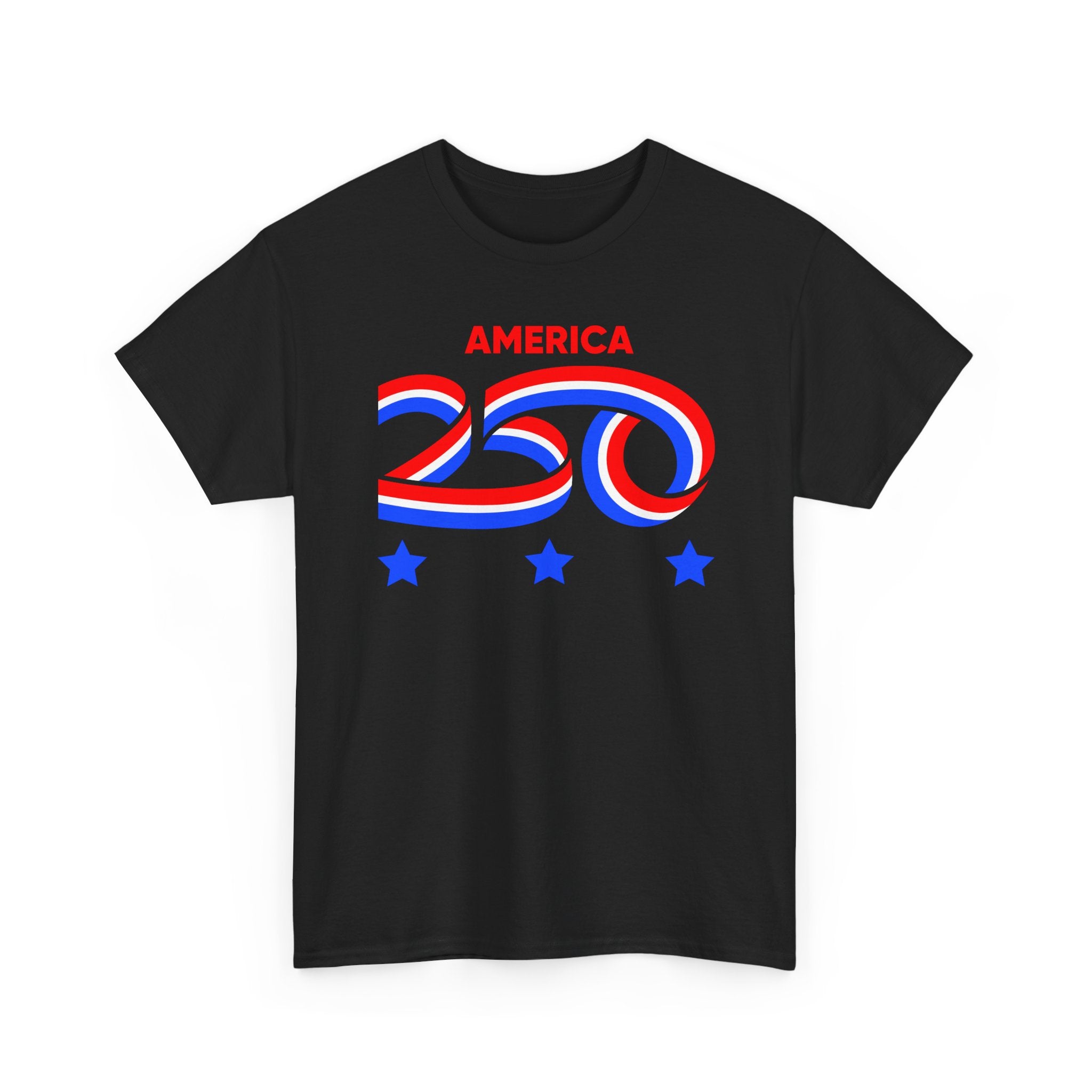 Patriotic Unisex Heavy Cotton Tee - Celebrate America 250!