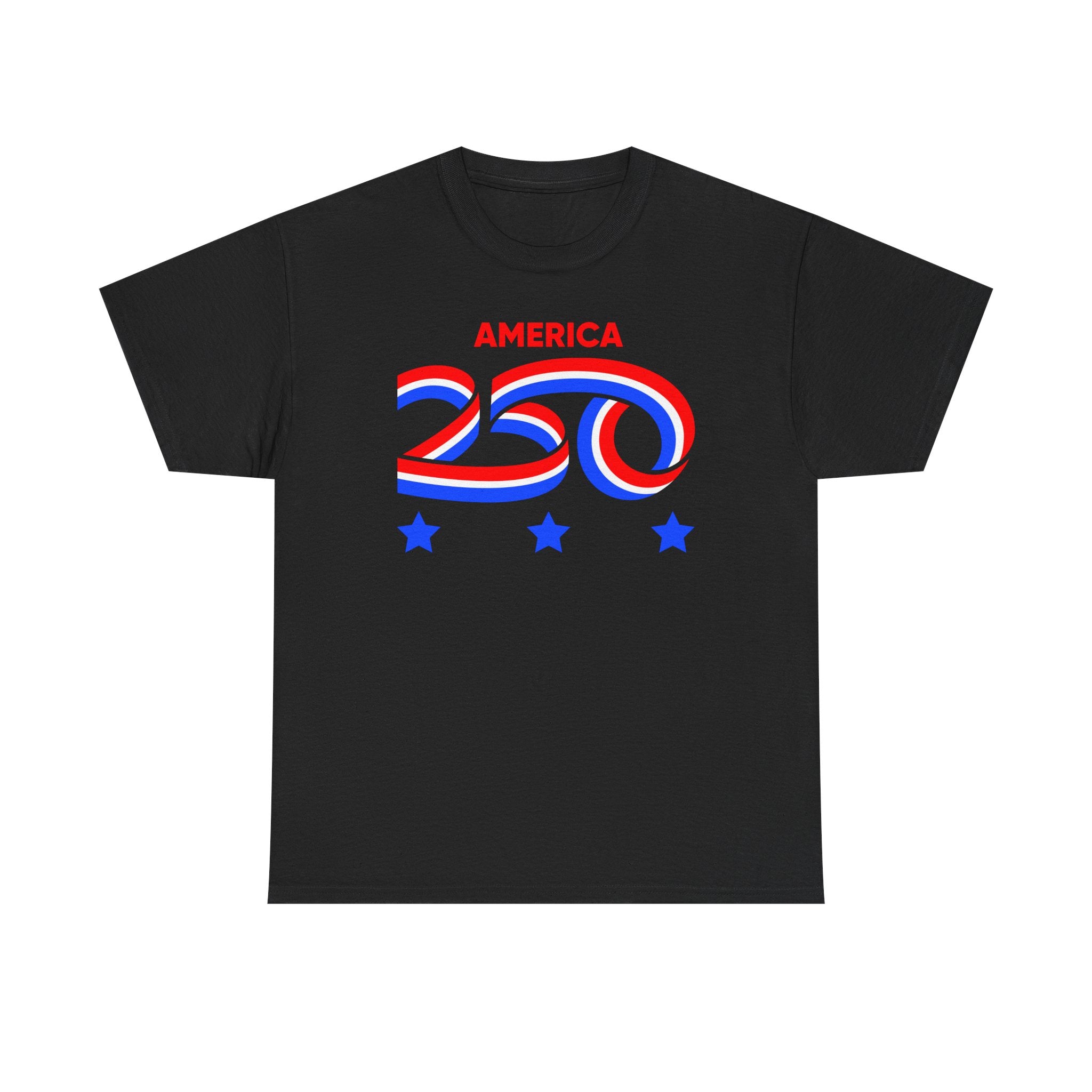 Patriotic Unisex Heavy Cotton Tee - Celebrate America 250!