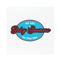 Baby Boomers Oval Car Magnet — "We Are Baby Boomers" Est. 1946–1964