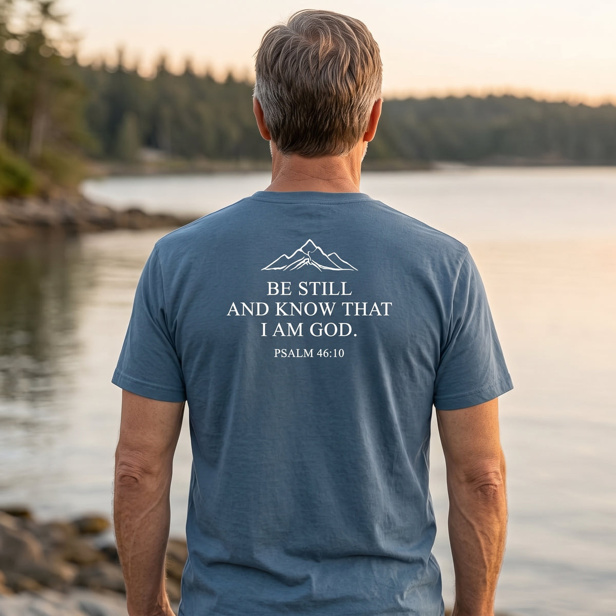 "Be Still" Premium Christian T-Shirt – Psalm 46:10