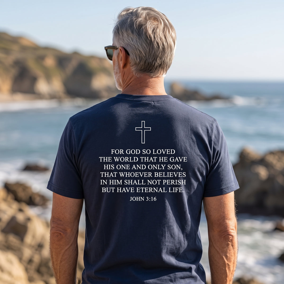 "For God So Loved" Classic Christian T-Shirt – John 3:16