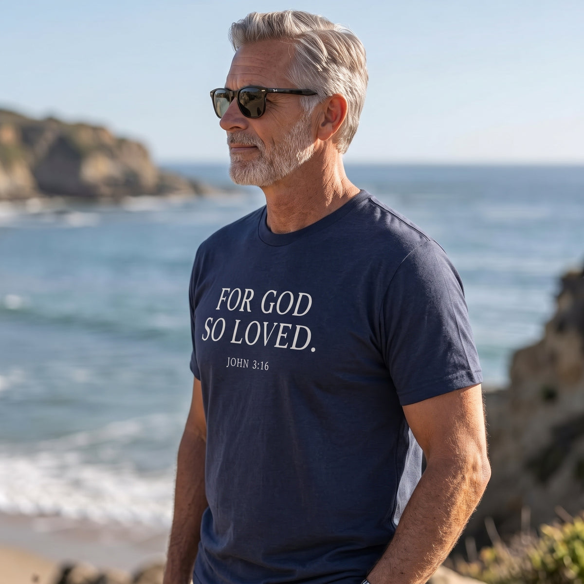"For God So Loved" Classic Christian T-Shirt – John 3:16